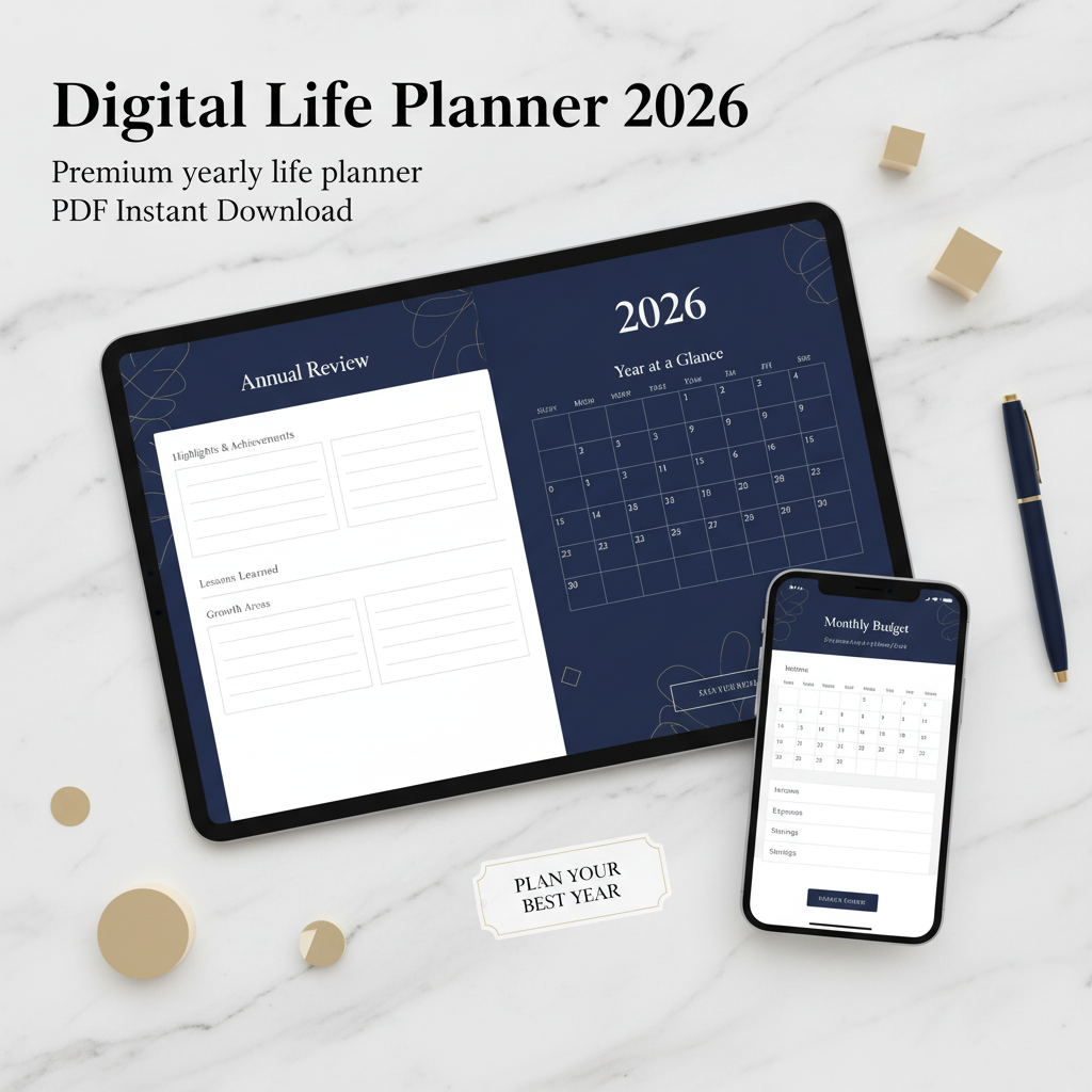 Digital Life Planner - Annual