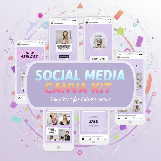 Social Media Kit - Facebook Pinterest